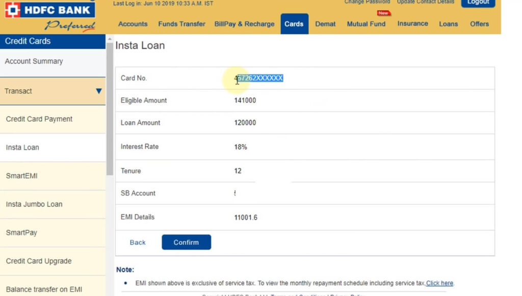 Credit Card Se Loan Kaise Le step by step process (6)