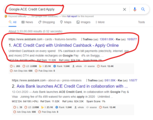Google ACE Credit Card Apply kaise kare hindi