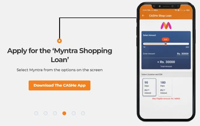Myntra Shopping Loan Apply Online 