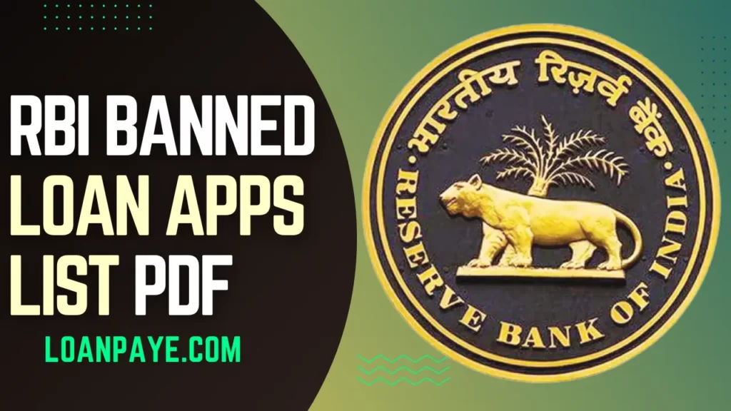 rbi banned loan apps list pdf hindi