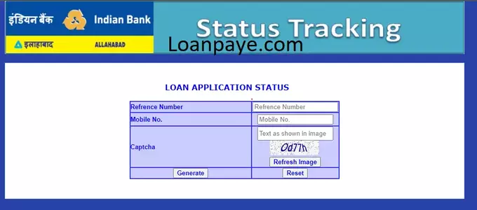 indian bank personal loan status kaise check kare step by step