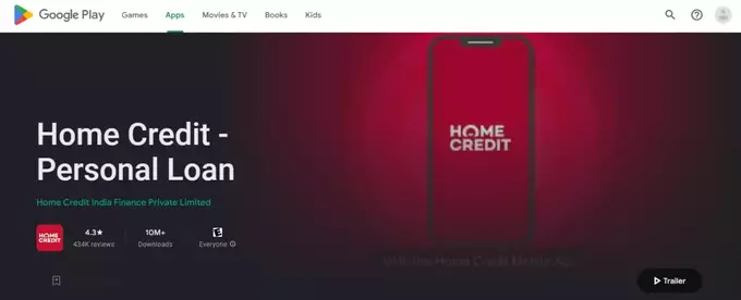 Home Credit Loan App Playstore Screen Shot
