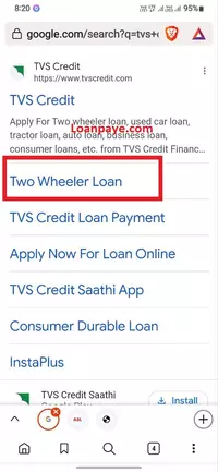 TVS Credit Se Two-Wheeler bike Loan Kaise Le online process