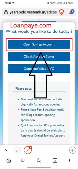 How to Open Account in Yes Bank (26)