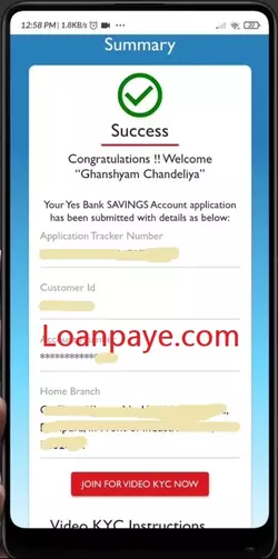 How to Open Account in Yes Bank (6)