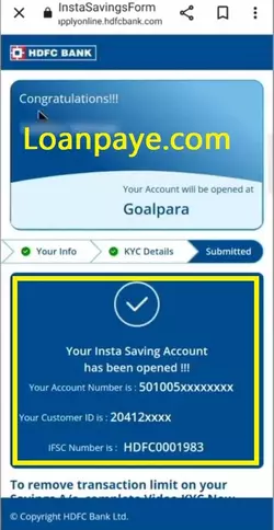How to open hdfc bank saving account (3)