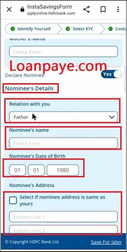 How to open hdfc bank saving account (7)