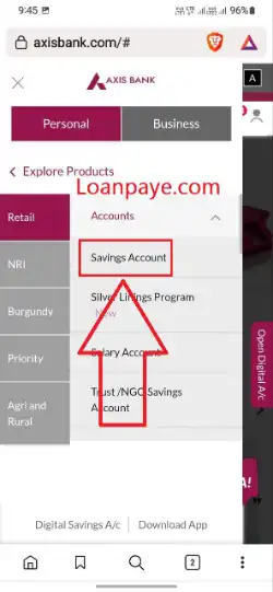 Axis Bank Zero Balance Account Opening Online (3)