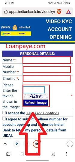How to Open Account in Indian Bank (25)