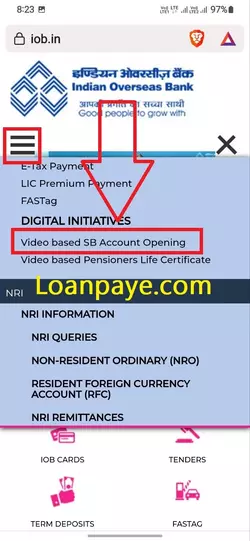 How to open account in Indian Overseas Bank (22)