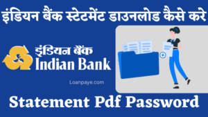 Indian Bank statement pdf download hindi