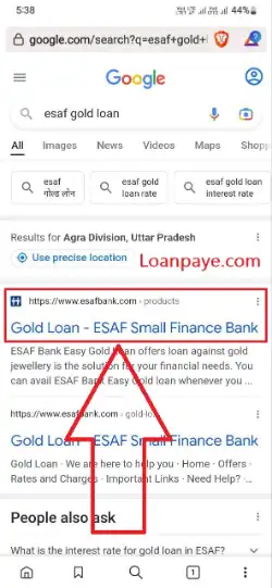 Esaf gold loan apply (2)