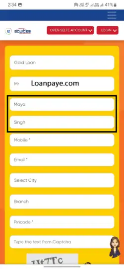 Equities Small Finance Bank Gold Loan Apply Online (6)