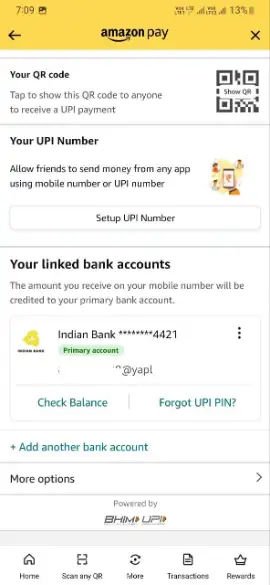 Allahabad Bank Balance Check By upi