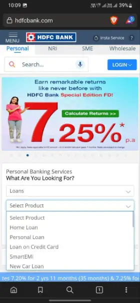 Step HDFC Home Loan option ko chune