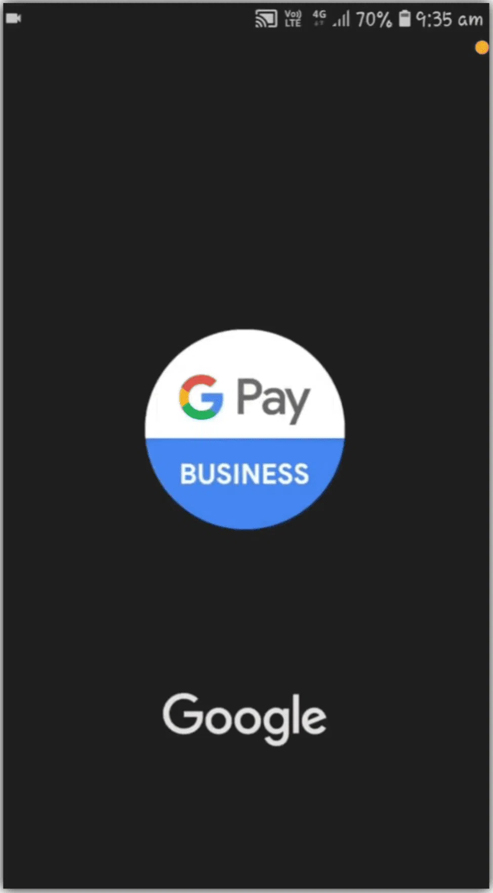 2 Google pay business app opening interface