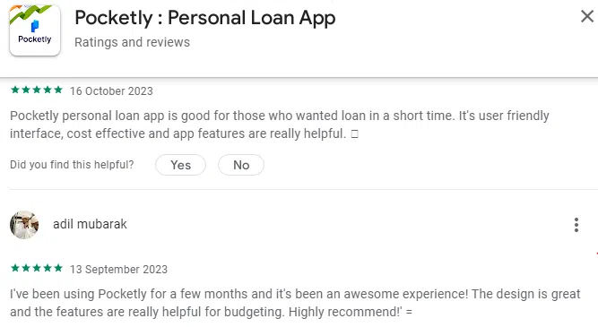 pocketly loan app user reviews