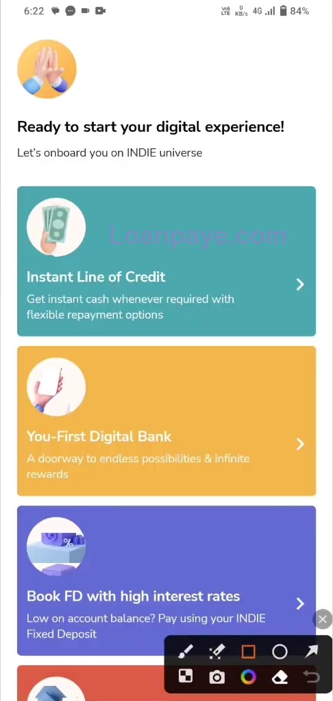 Step 10 indie app se personal loan