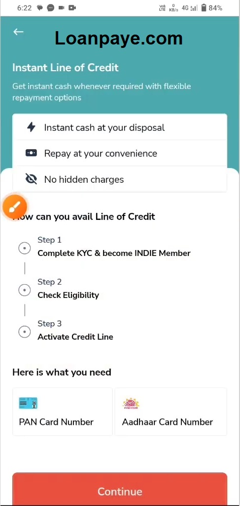 Step 11 indie app se personal loan