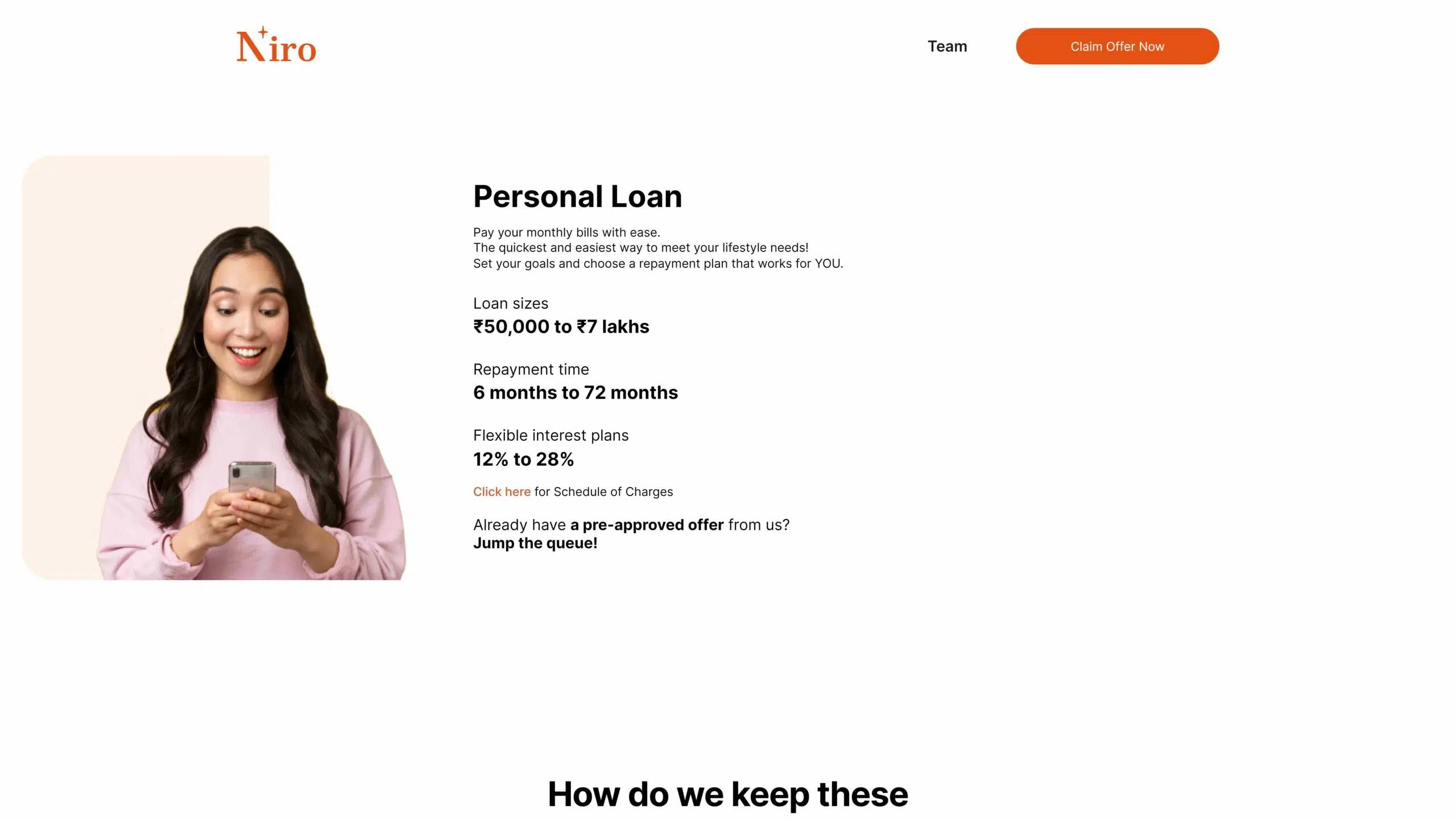 Niro loan app interest rate details