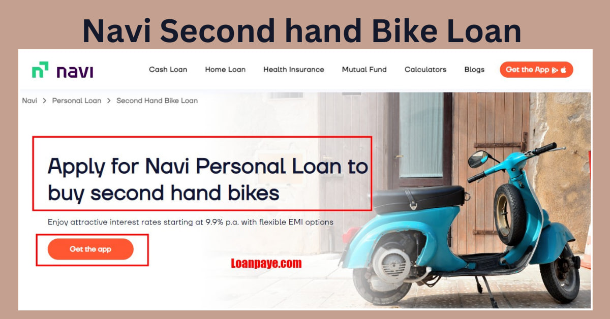navi second hand bike loan 